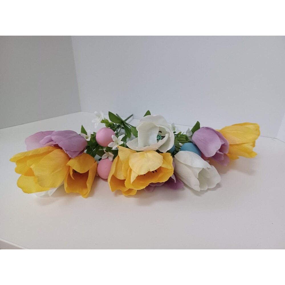 NEW Lot of 3 Bunnies & Blooms Ashland Tulip Bushes Crafts Easter
